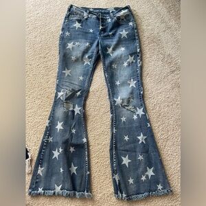 Cowgirl Tuff Co. Star Print Jeans